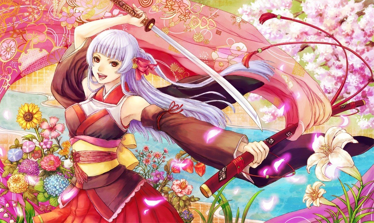 samurai girl with sword