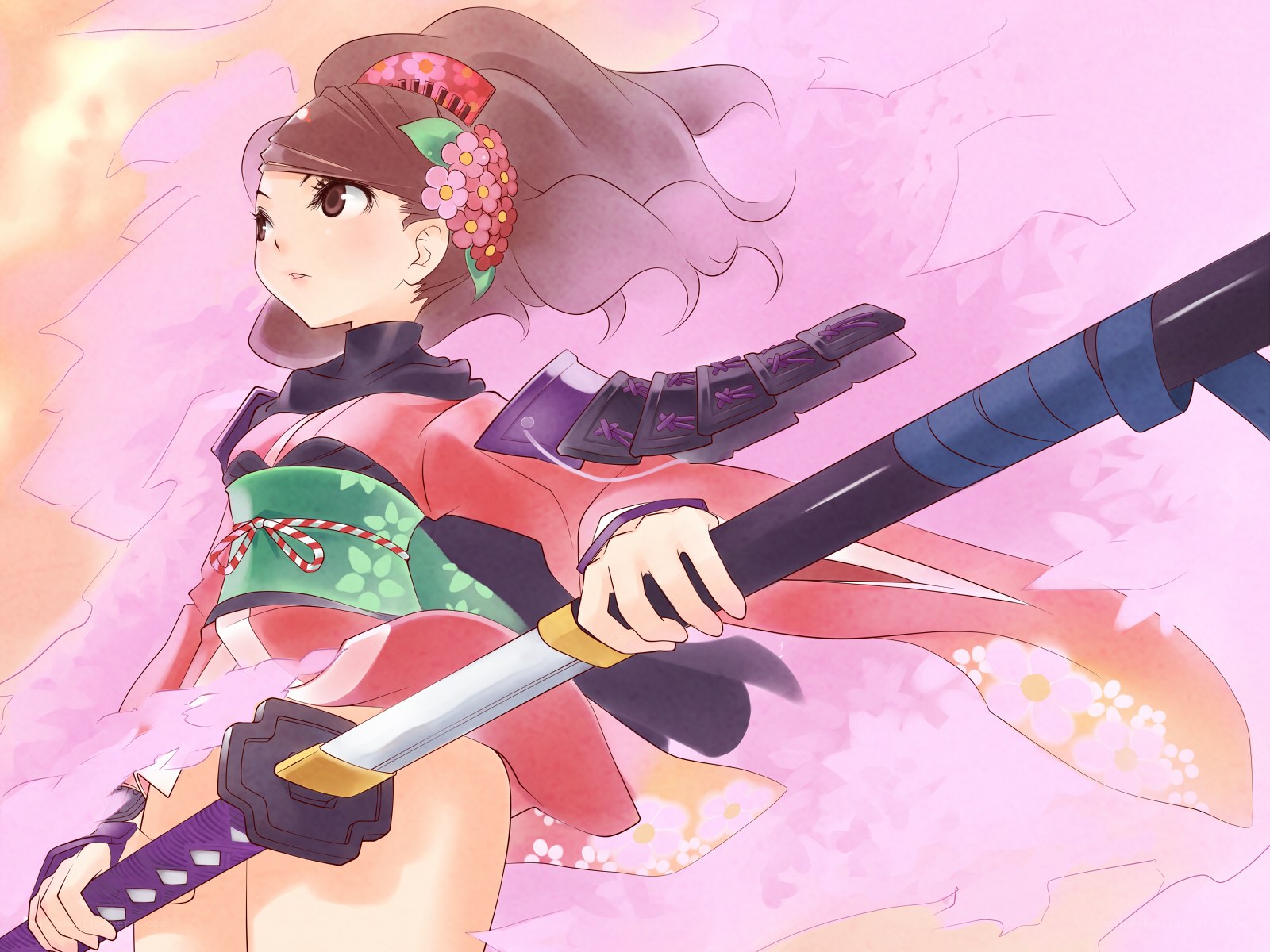samurai girl with sword