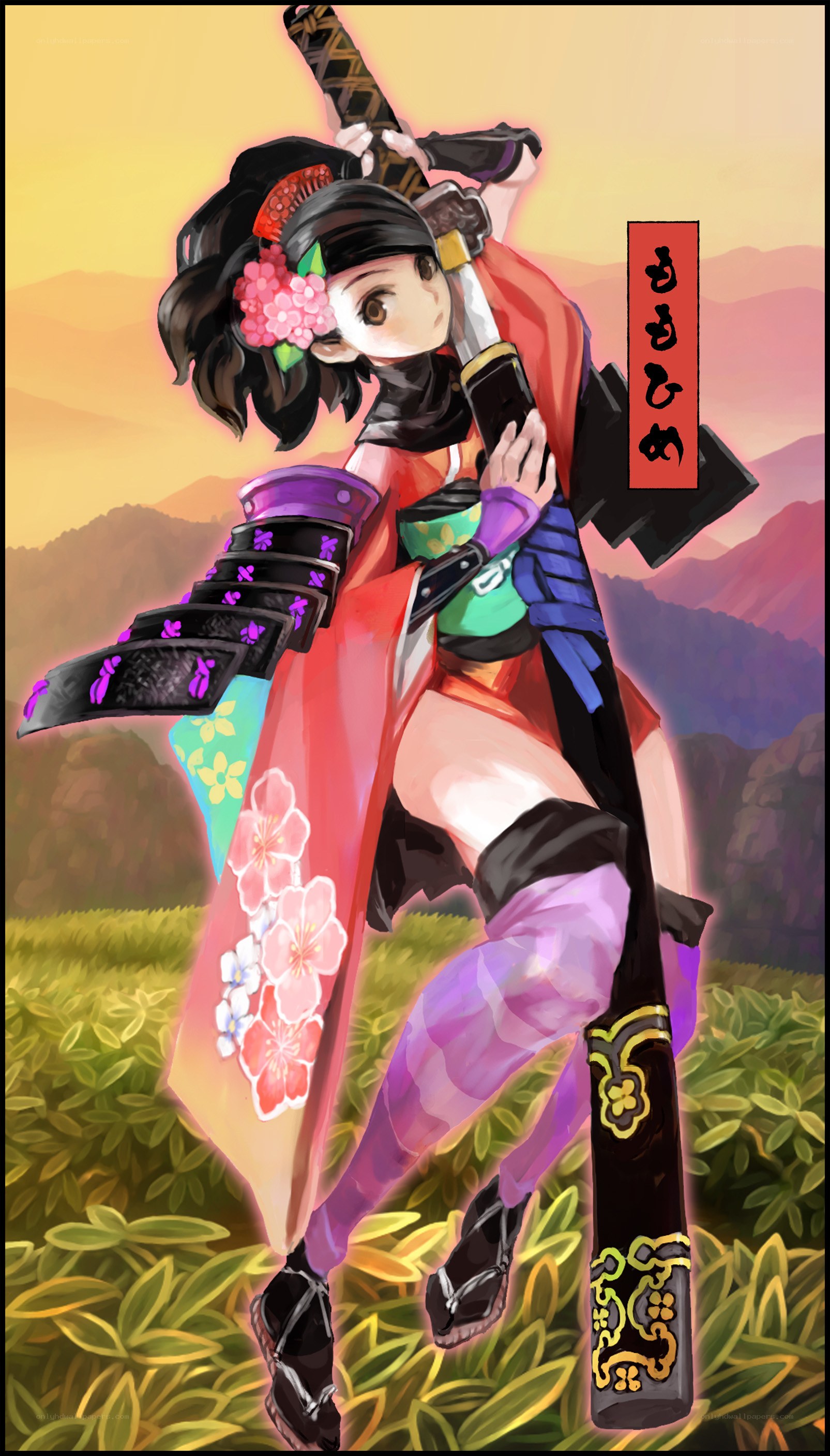 samurai girl with sword