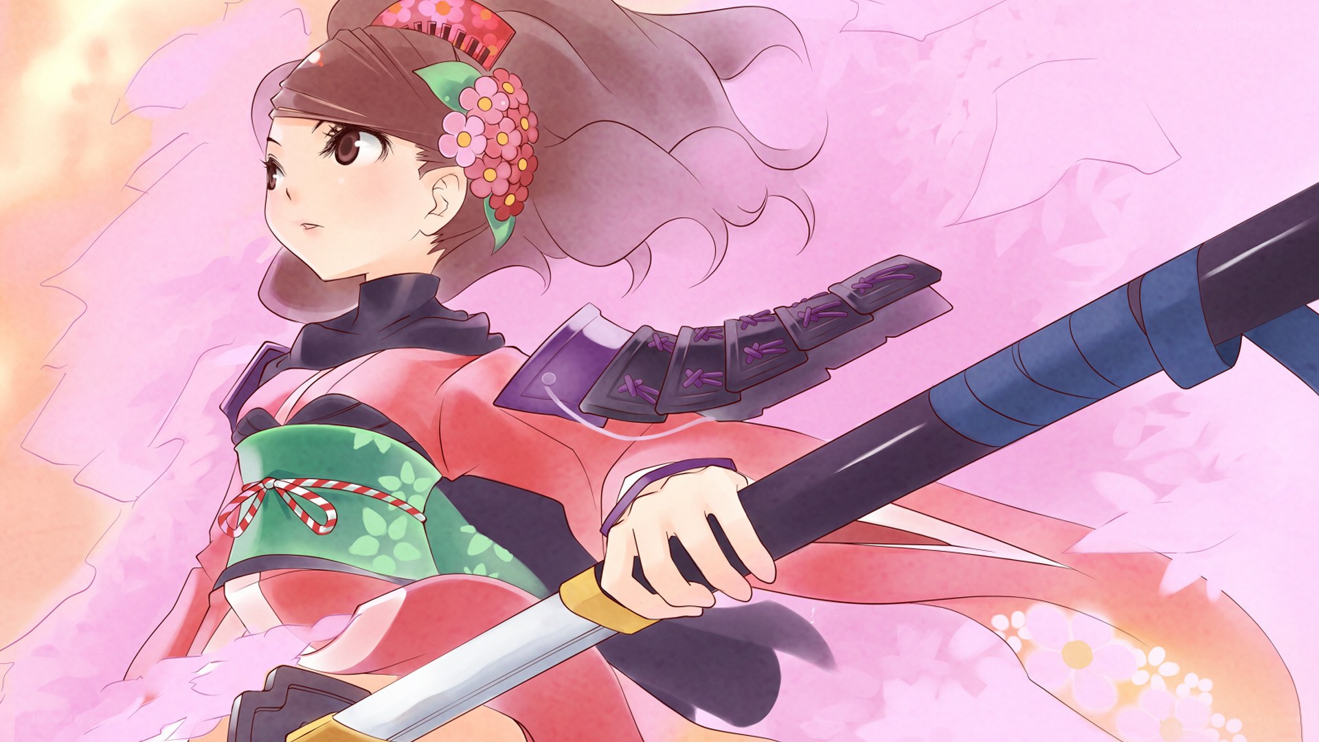 samurai girl with sword