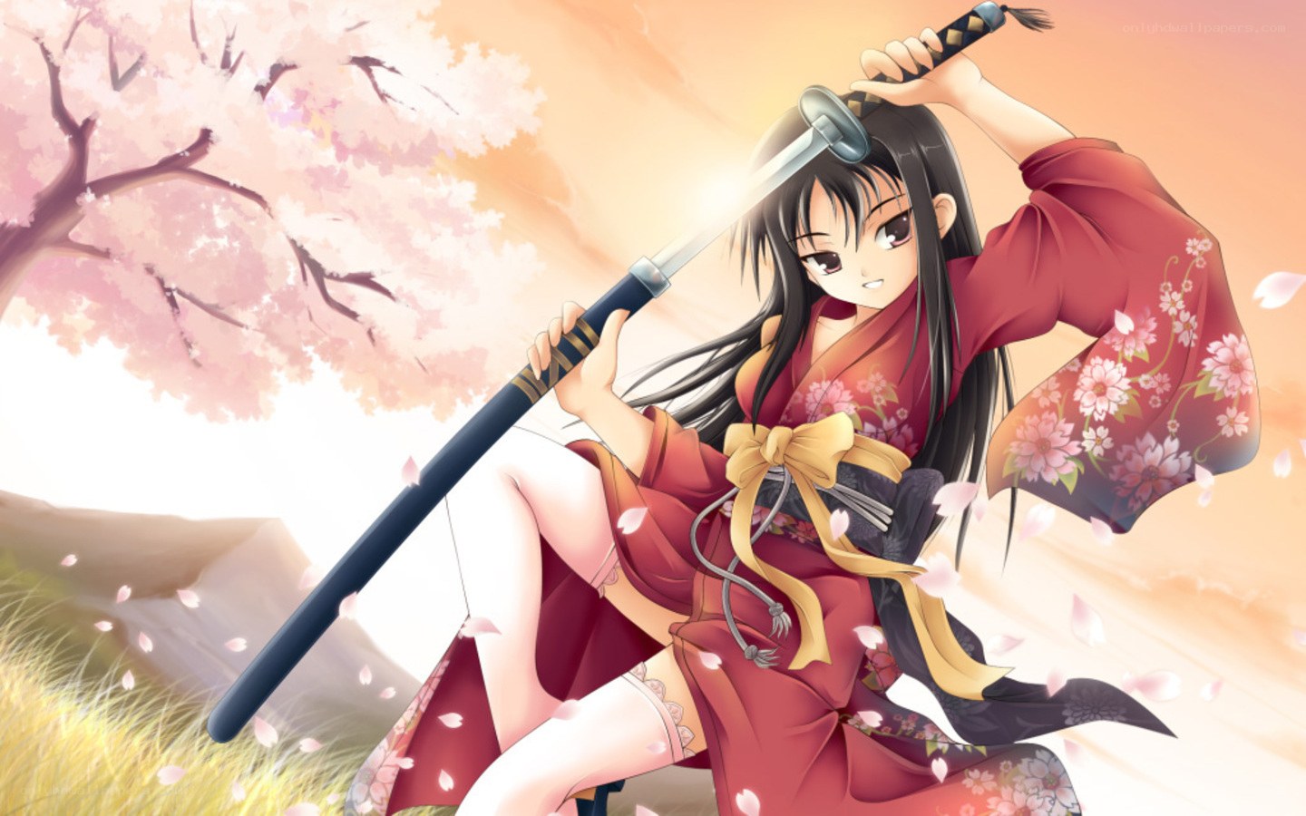 samurai girl with sword