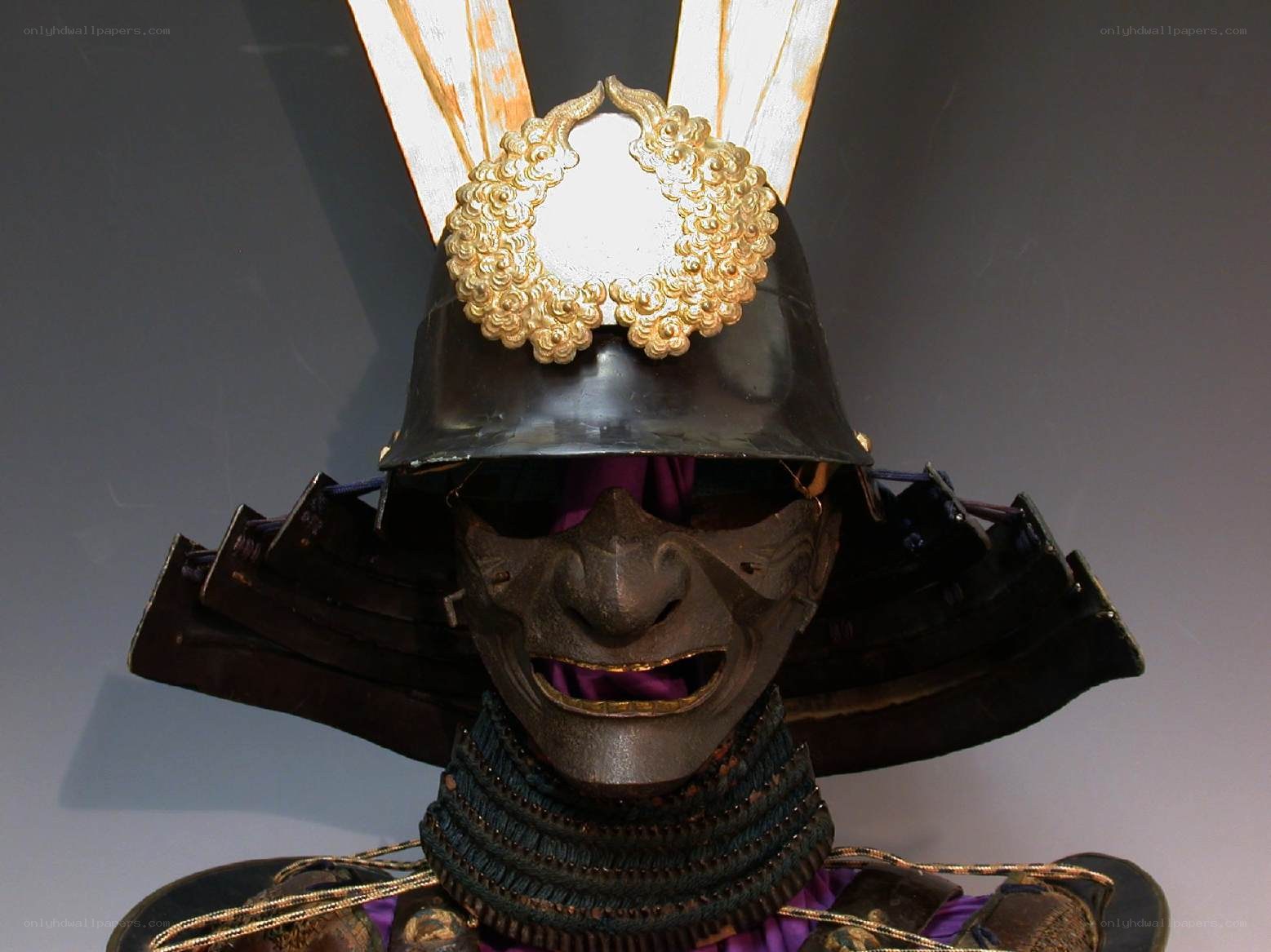Samurai helmet with mask