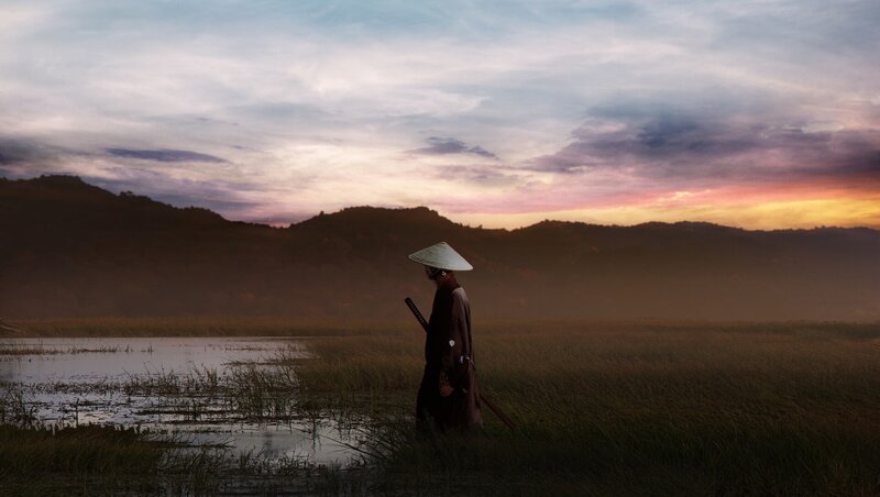 Samurai in a Marsh