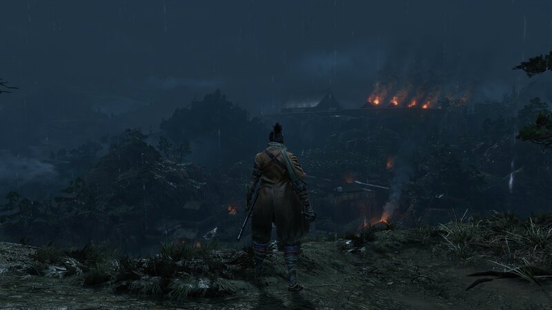 Samurai in Rain
