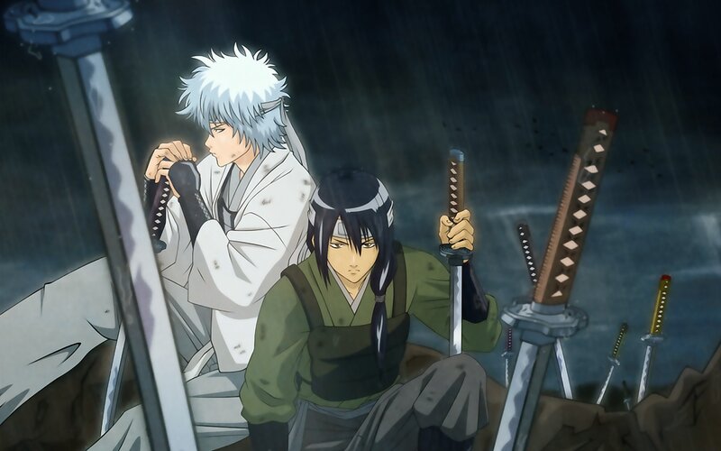 Samurai in the rain
