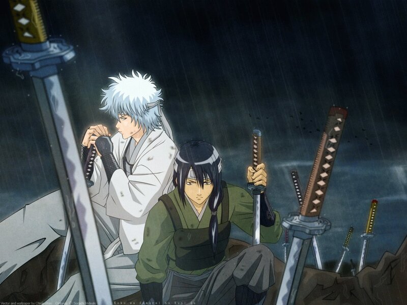 Samurai in the rain