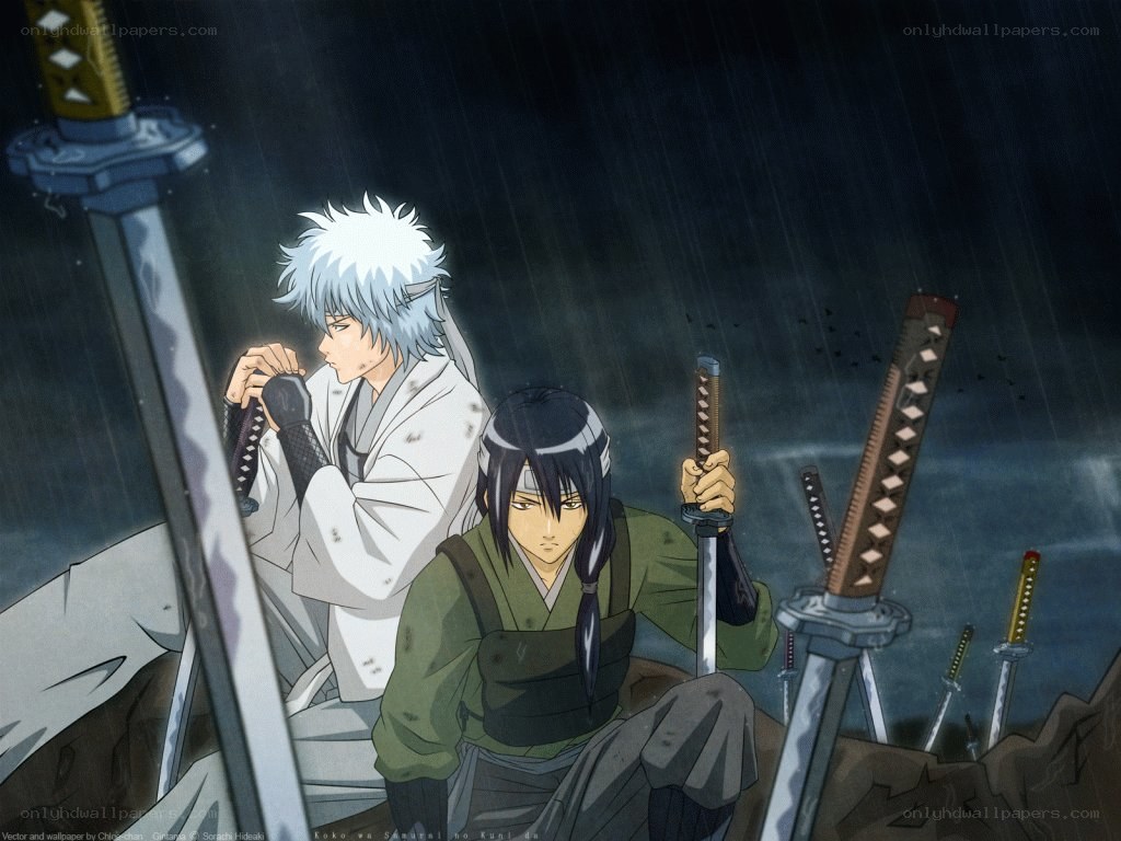 Samurai in the rain