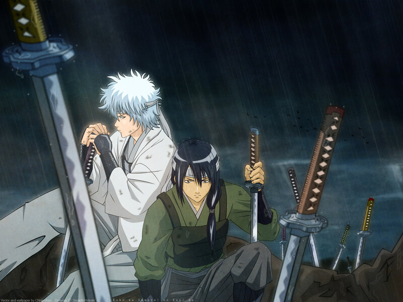 Samurai in the rain