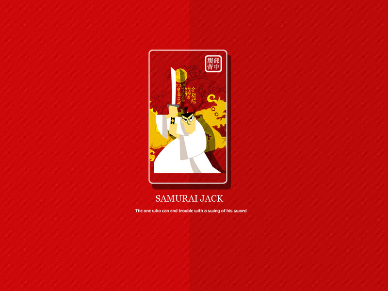 Samurai Jack character card