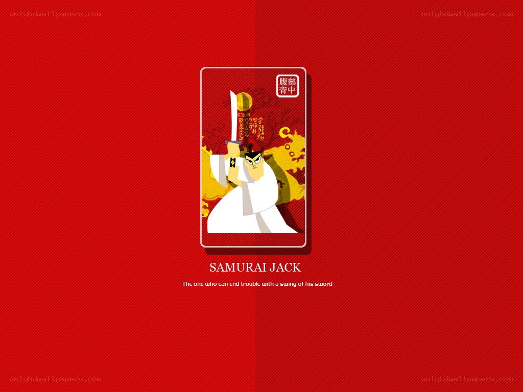 Samurai Jack character card