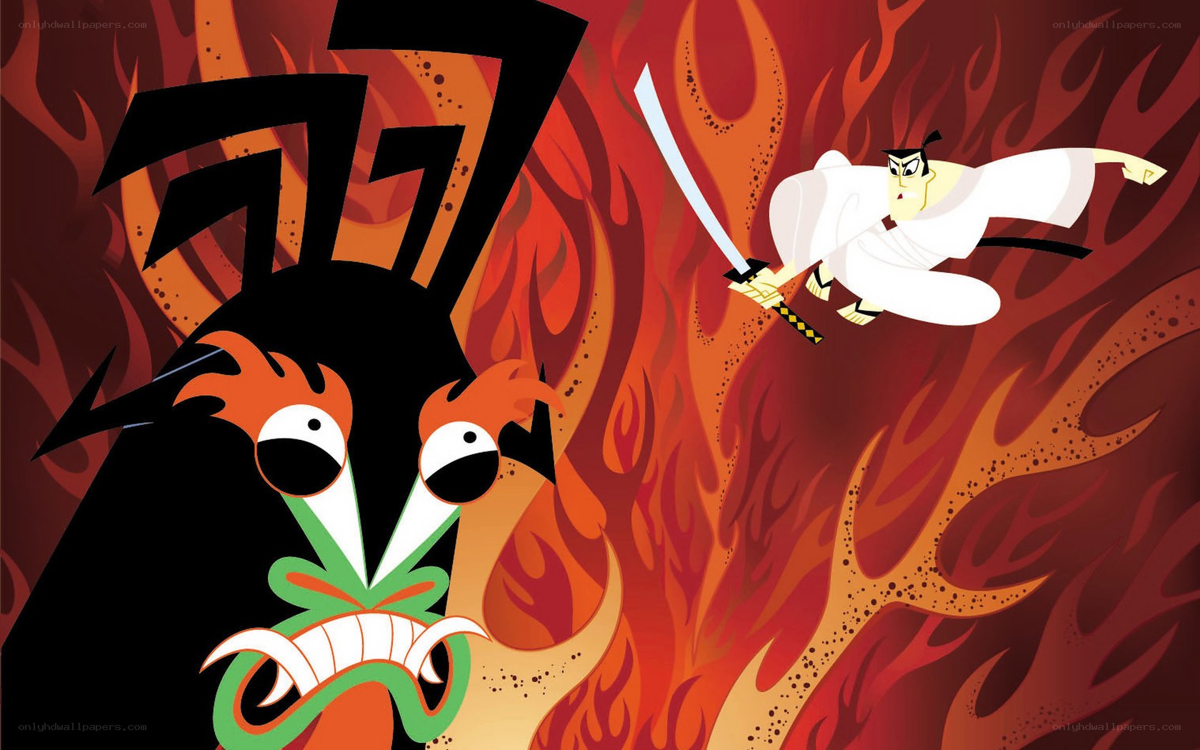 Samurai Jack vs Demon