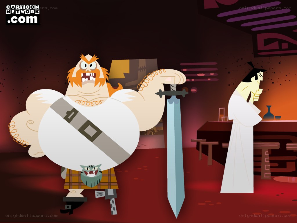 Samurai Jack vs. Giant Warrior