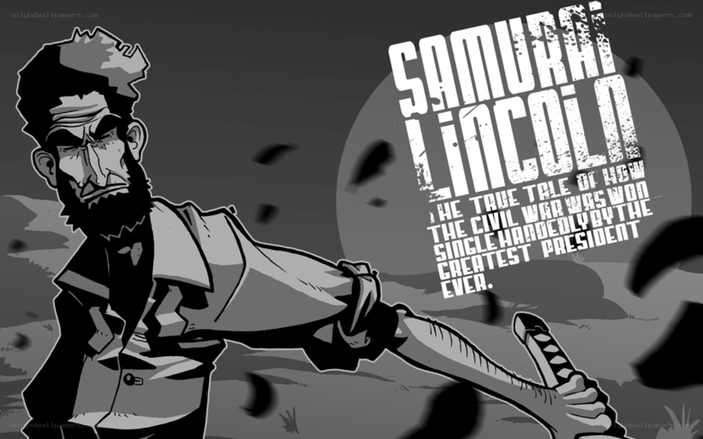 Samurai Lincoln action poster