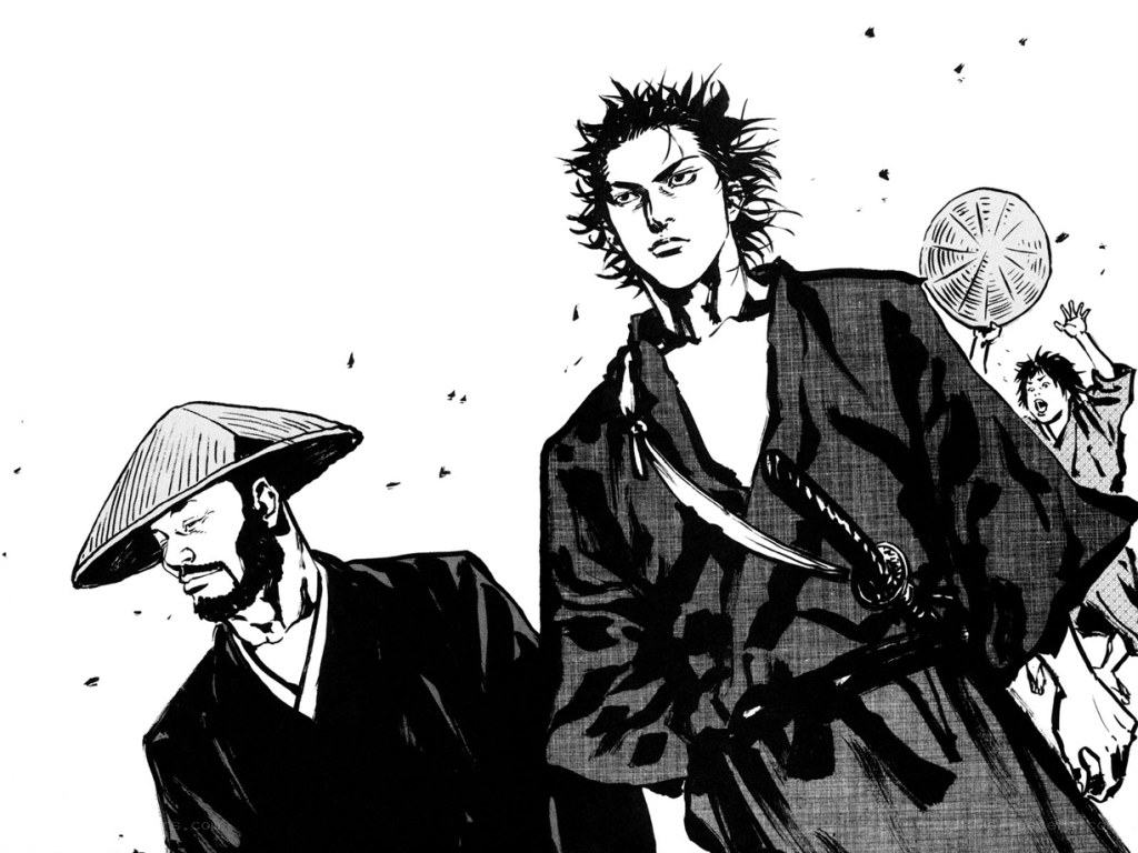 samurai manga panel