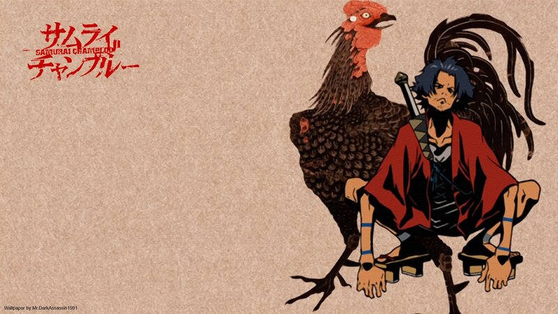 Samurai on a Rooster — Brown