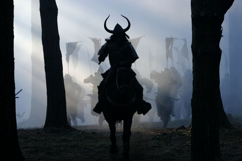 Samurai on Horseback — Black