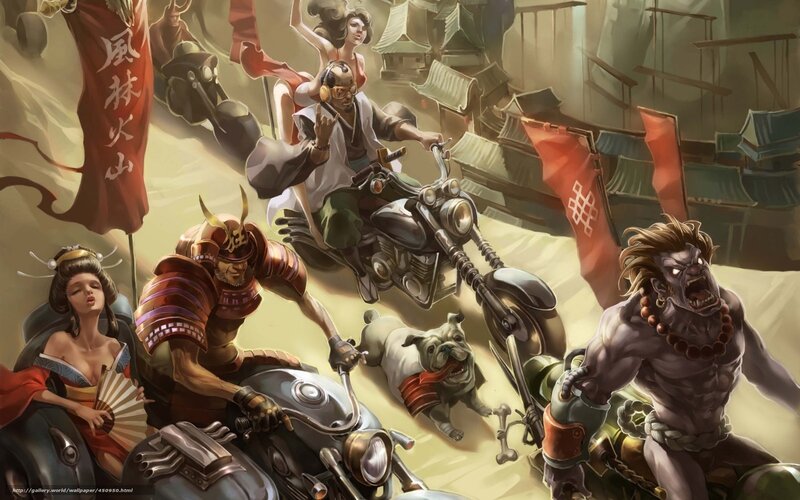 Samurai on Motorcycles