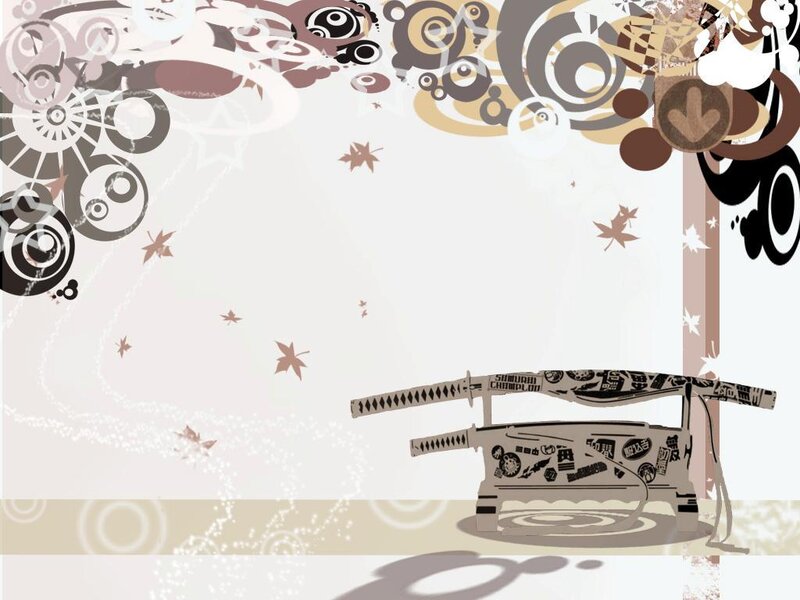Samurai sword art design