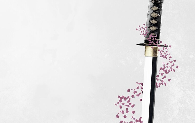 Samurai Sword with Petals