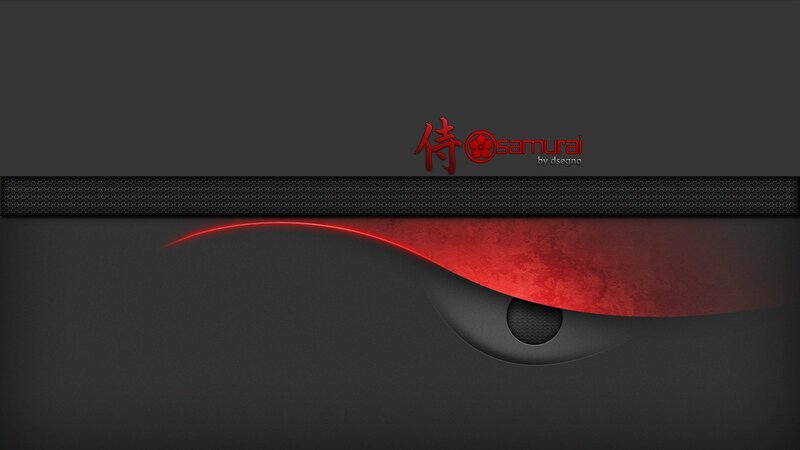 Samurai-themed digital artwork