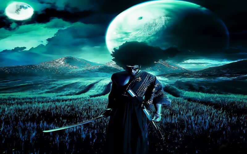 samurai under alien moon