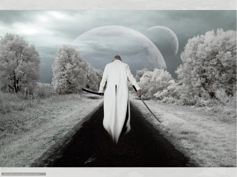 Samurai walks path to planets
