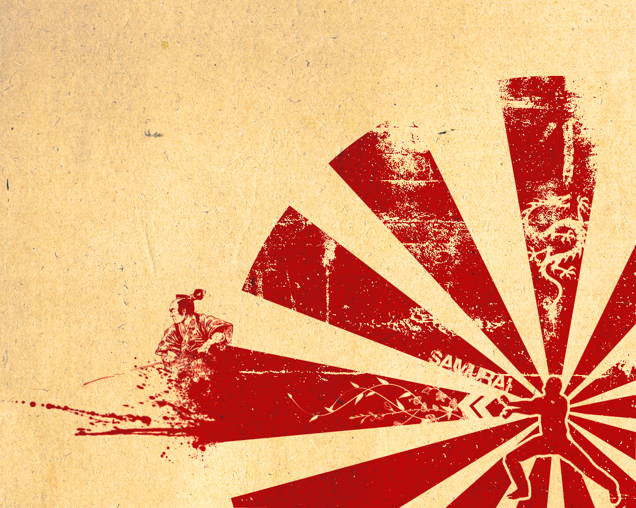 Samurai warrior art