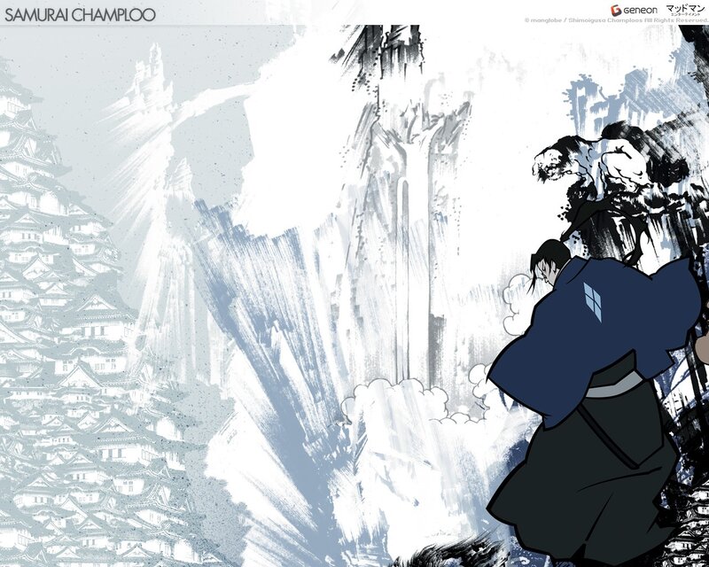 Samurai Warrior — Blue, Dramatic, Anime
