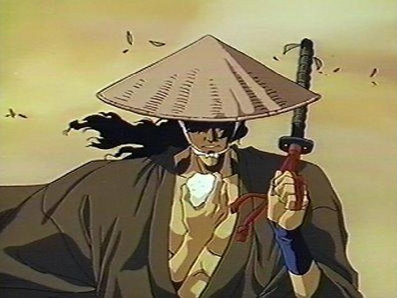 Samurai Warrior — Brown, Dramatic, Sunset