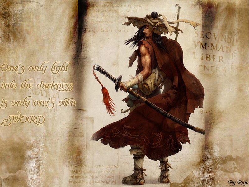 Samurai Warrior — Brown, Dramatic