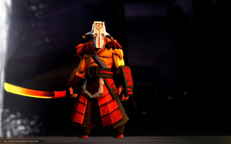 Samurai Warrior Character — Red, Dramatic, Night
