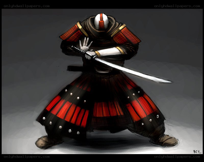 samurai warrior concept art
