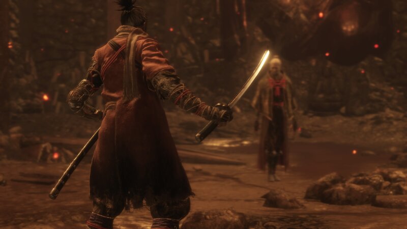 Samurai Warrior Facing Opponent