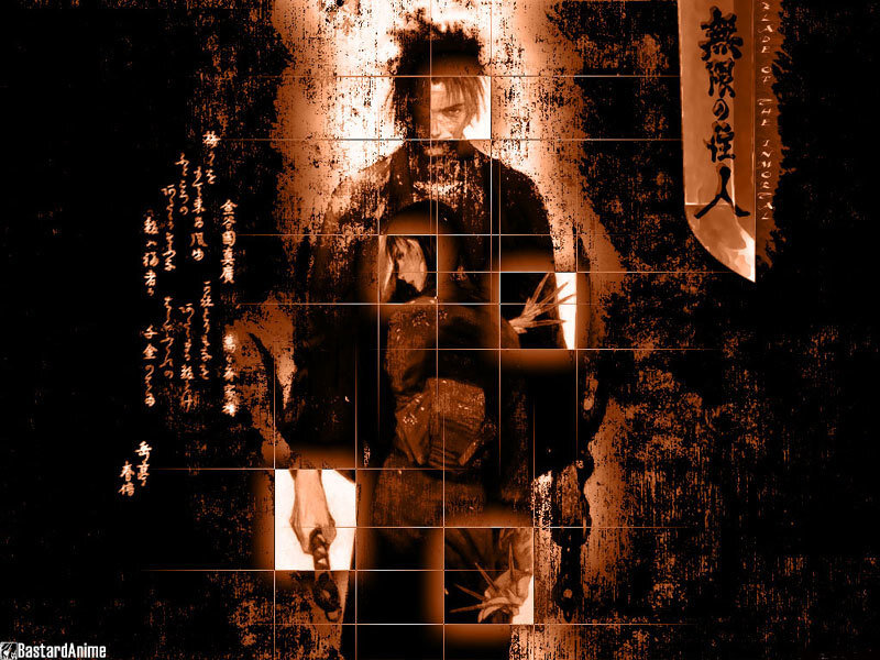 Samurai Warrior Holding Sword — Brown