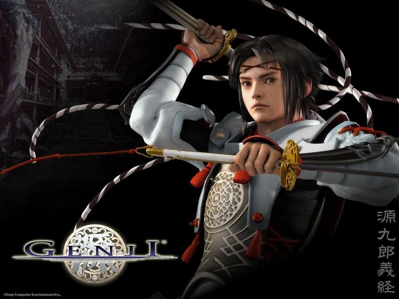 Samurai Warrior Holding Swords