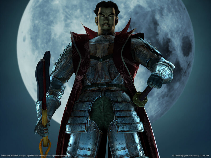 Samurai warrior in armor
