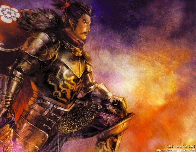 Samurai warrior in armor