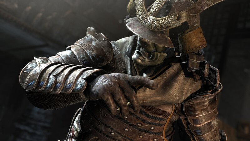 Samurai Warrior in Armor — Brown, Dramatic, 3d Render