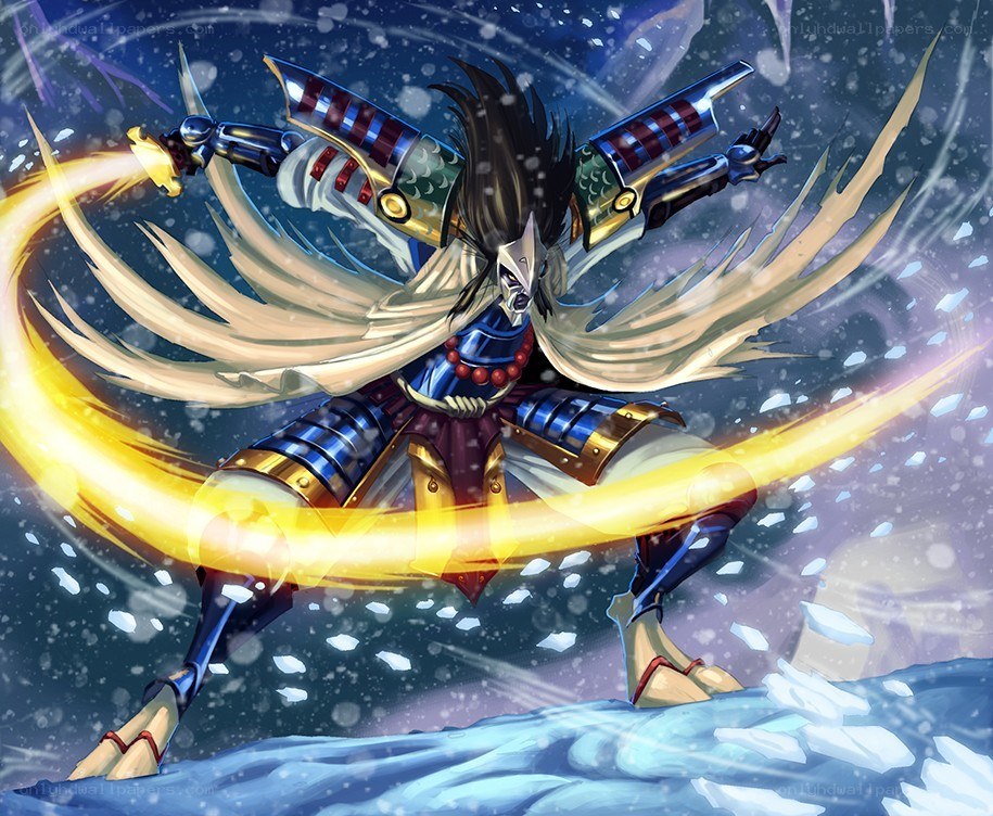 samurai warrior in battle