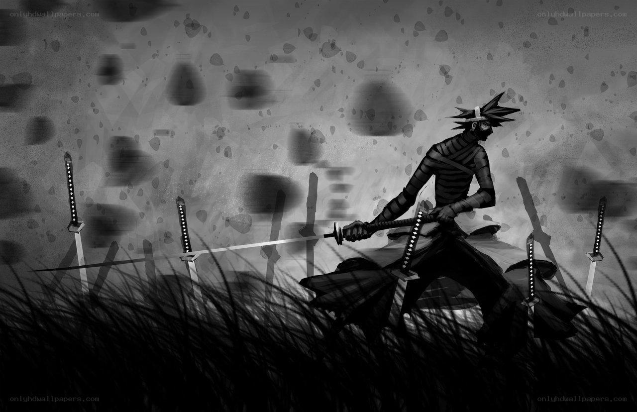 Samurai warrior in battle