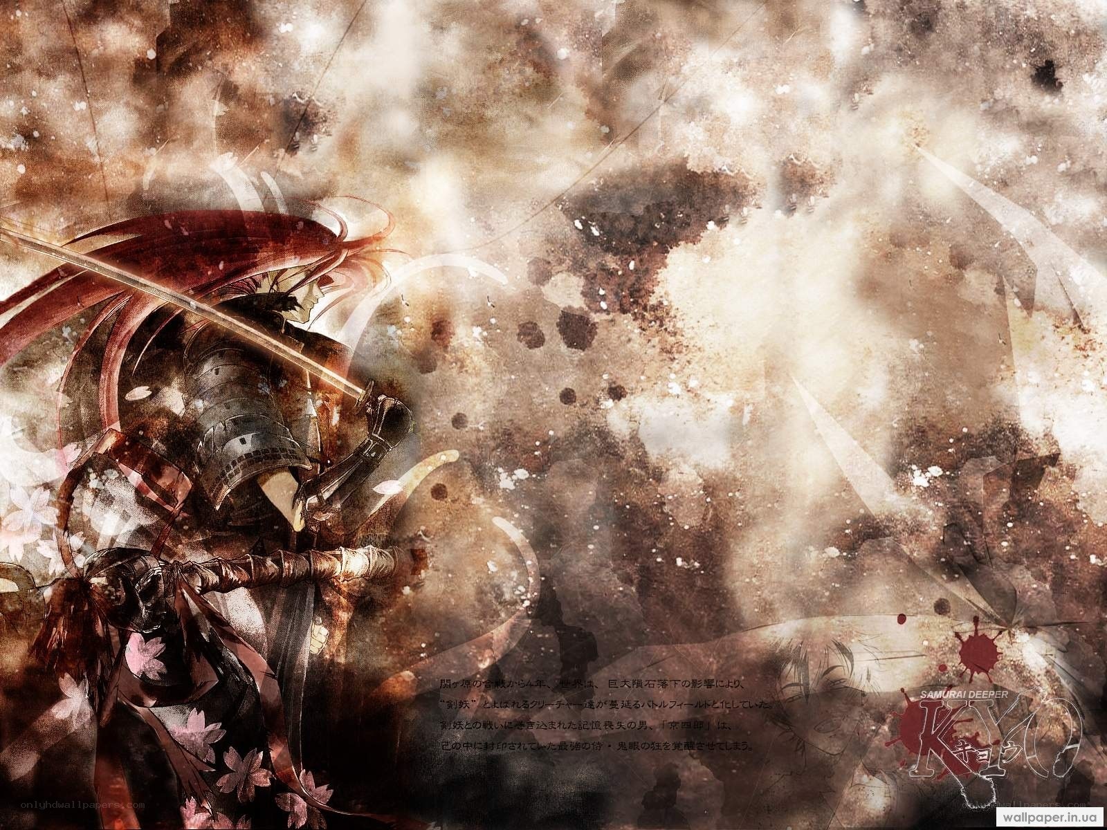 Samurai warrior in battle