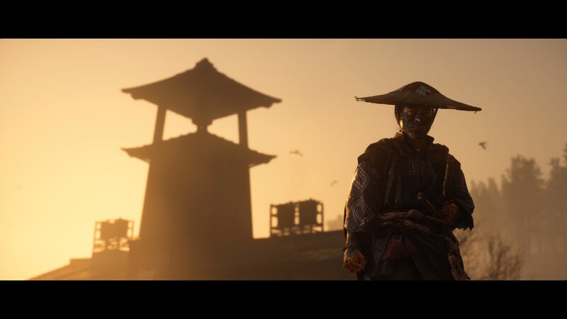 Samurai Warrior in Mask