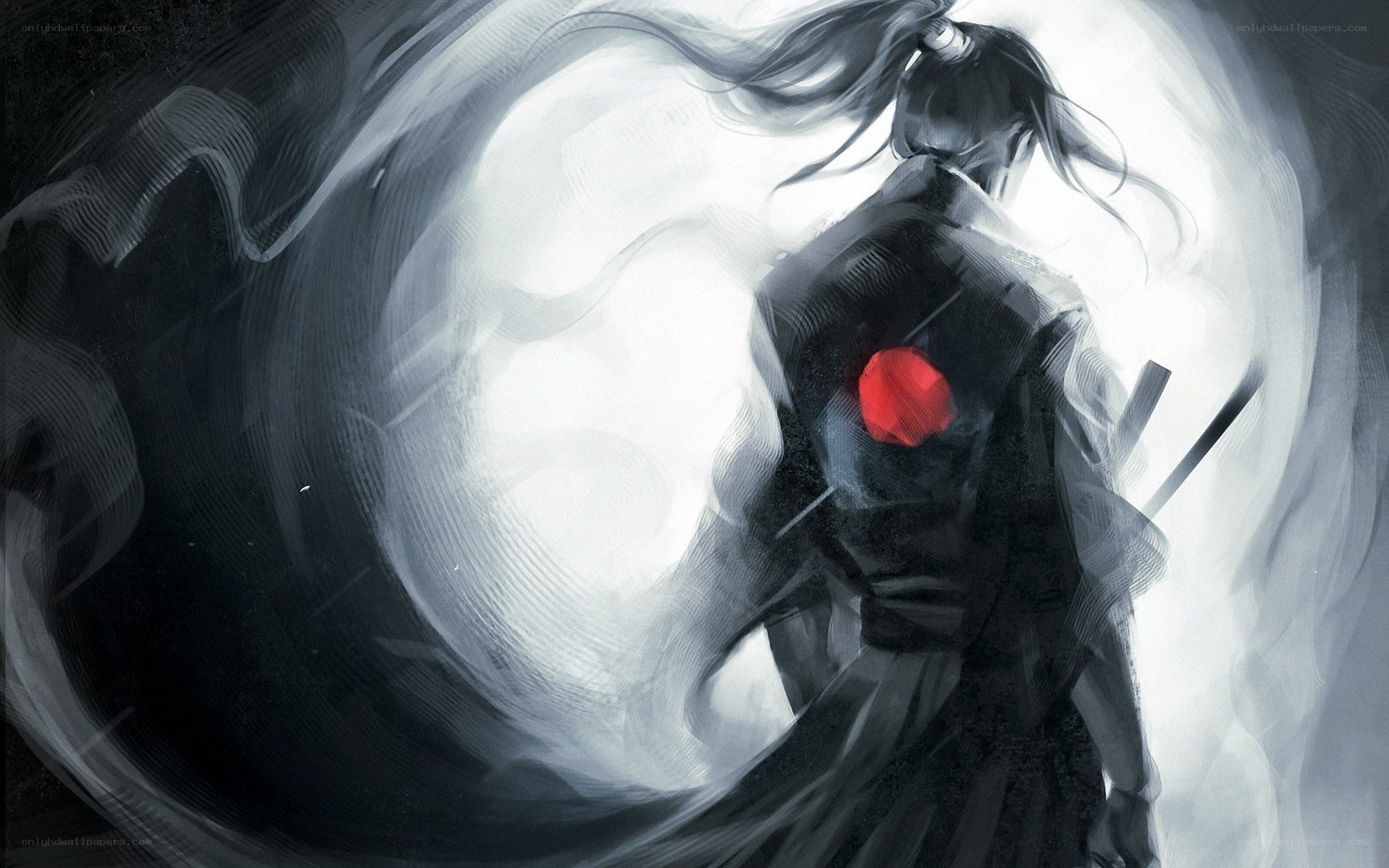 samurai warrior in motion