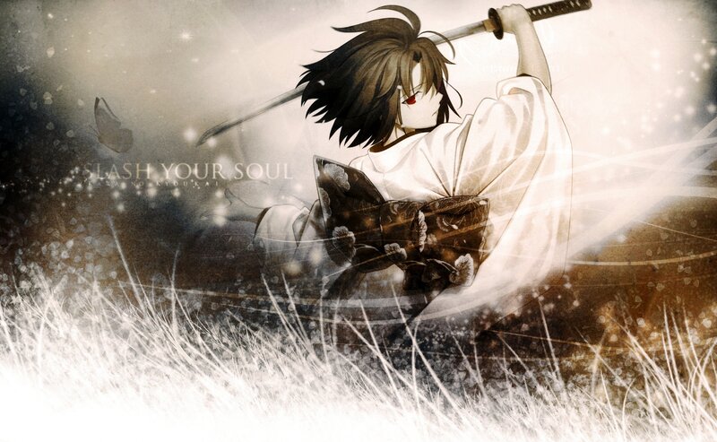 samurai warrior in motion