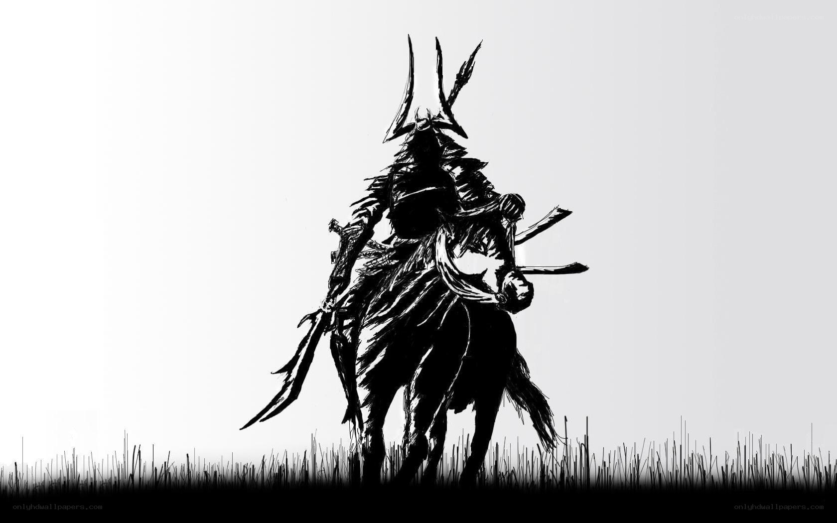 samurai warrior on horseback