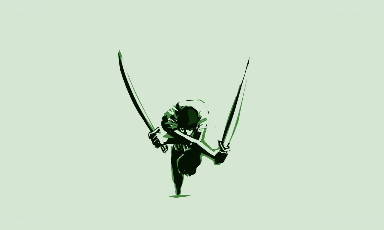 samurai warrior with dual swords