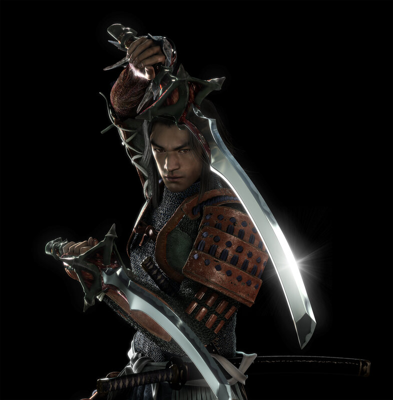 samurai warrior with katana