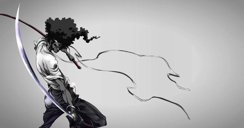 samurai warrior with scythe