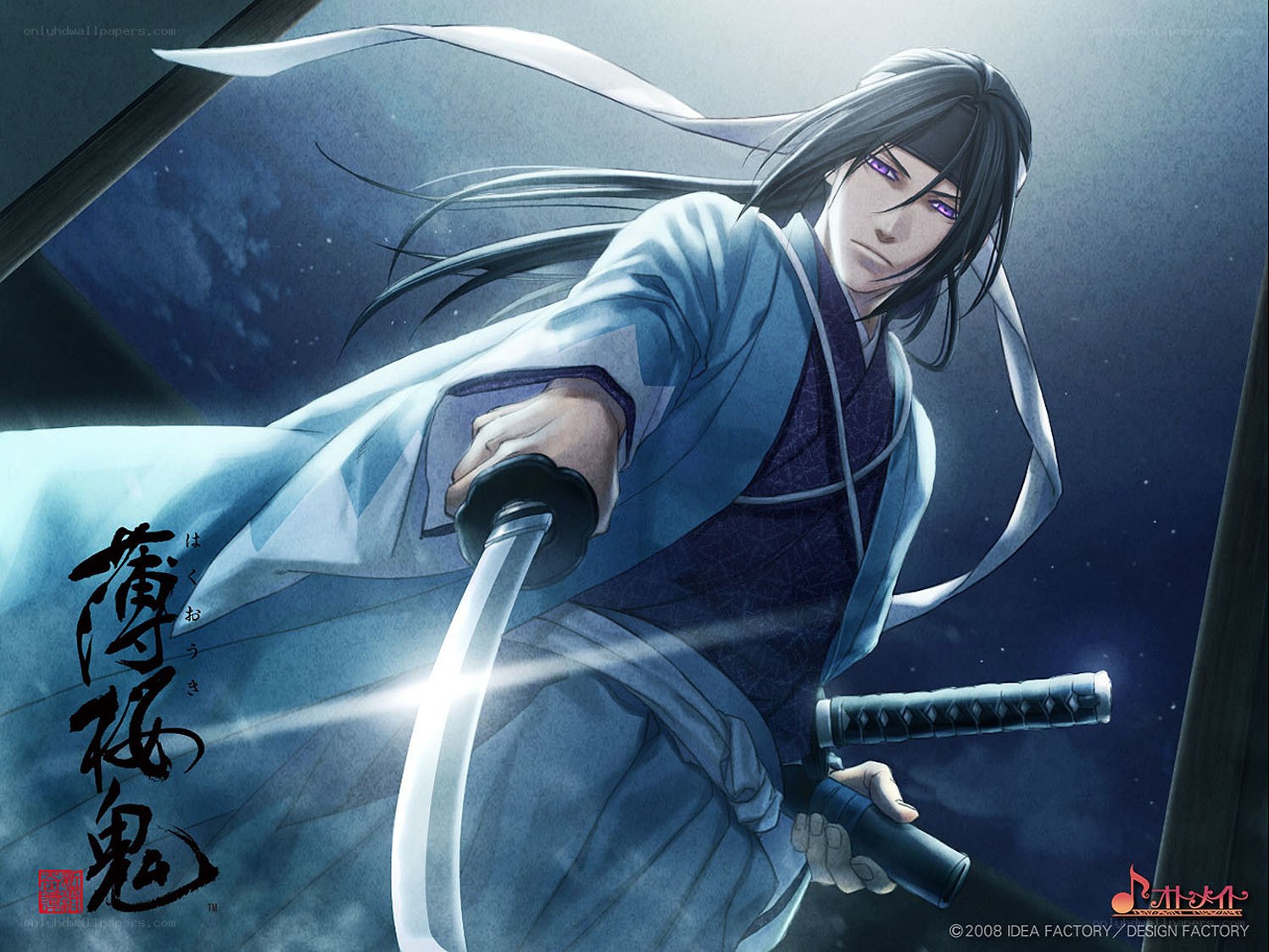 Samurai warrior with sword