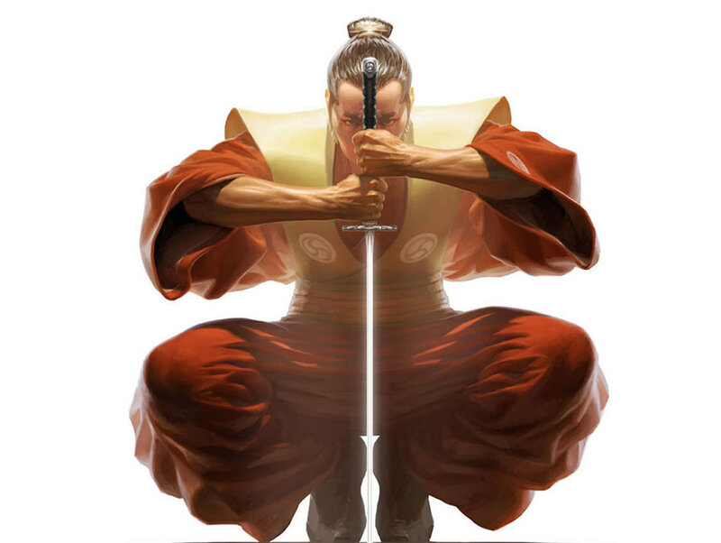 samurai warrior with sword